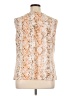 Calvin Klein Ivory Sleeveless Blouse Size XL - photo 2