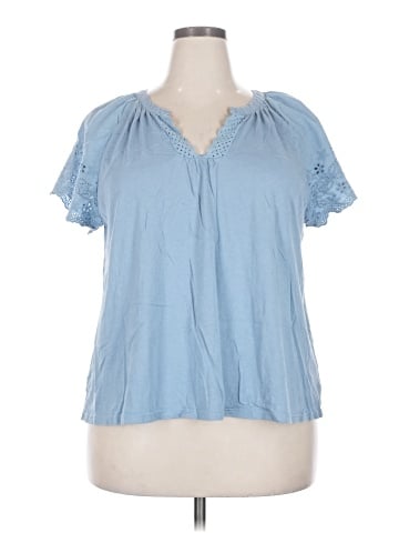 Angels Short Sleeve Blouse (view 1)