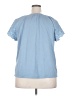 Angels Blue Short Sleeve Blouse Size 2X - photo 2