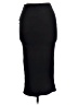Love Tree Solid Black Casual Skirt Size L - photo 2