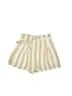 Alya Stripes Ivory Shorts Size M - photo 1