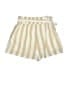 Alya Stripes Ivory Shorts Size M - photo 2