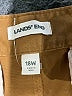 Lands' End Solid Brown Khaki Shorts Size 18w - photo 3