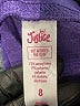 Justice Purple Active Pants Size 8 - photo 3
