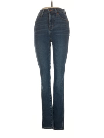 Madewell Tall 10" High-Rise Skinny Jeans in Wendover Wash: TENCEL&trade; Denim Edition (view 1)