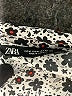 Zara Silver Short Sleeve Blouse Size M - photo 7