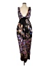 Kika Vargas Floral Black Cocktail Dress Size S - photo 1