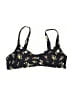 Xhilaration Floral Black Swimsuit Top Size XL - photo 1