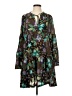 Warm 100% Polyester Paisley Green Casual Dress Size 4 (2) - photo 1