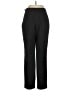 Larry Levine Solid Black Dress Pants Size 8 Petite - photo 2
