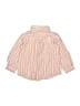 Zara Stripes Orange Long Sleeve Button-Down Shirt Size 12-18 mo - photo 2