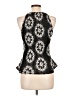 Allison Taylor 100% Polyester Black Sleeveless Blouse Size L - photo 2
