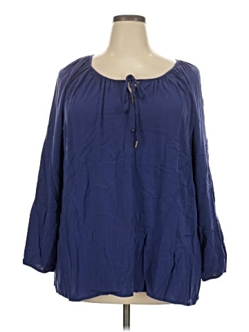 Ellos 3/4 Sleeve Blouse (view 1)