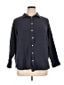 Foxcroft Houndstooth Black Long Sleeve Button-Down Shirt Size 1X - photo 1