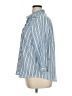 Sundance Chevron-herringbone Blue 3/4 Sleeve Button-Down Shirt Size XL - photo 5