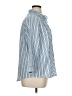 Sundance Chevron-herringbone Blue 3/4 Sleeve Button-Down Shirt Size XL - photo 4