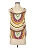 Mara Hoffman Yellow Sleeveless Blouse Size S - photo 1
