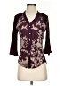 Tiny Burgundy 3/4 Sleeve Blouse Size XS - photo 1
