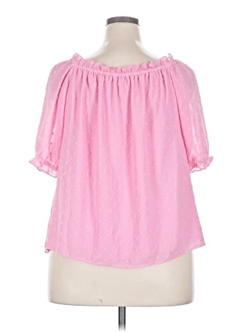 CeCe Short Sleeve Blouse (view 2)