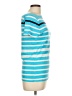 Chaps 100% Cotton Stripes Blue Short Sleeve T-Shirt Size L - photo 4