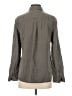 Theory Solid Green Gray Long Sleeve Button-Down Shirt Size S - photo 2