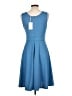 Grace Karin Solid Blue Cocktail Dress Size L - photo 2