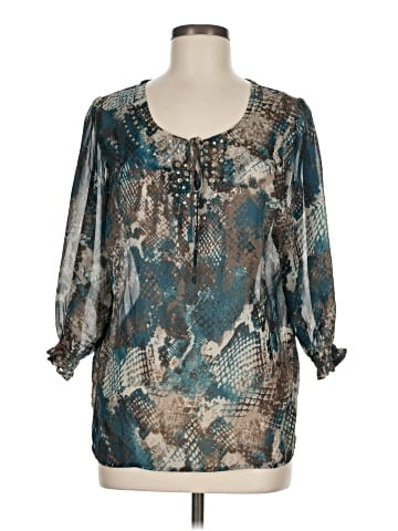 Valerie Stevens 3/4 Sleeve Blouse (view 1)