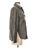Theory Solid Green Gray Long Sleeve Button-Down Shirt Size S - photo 4