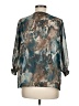 Valerie Stevens 100% Polyester Teal 3/4 Sleeve Blouse Size M - photo 2