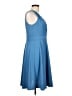 Grace Karin Solid Blue Cocktail Dress Size L - photo 4