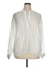 Vince. Stripes Ivory Long Sleeve Blouse Size XL - photo 1