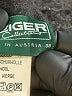 Geiger Collections 100% Wool Argyle Black Wool Skirt Size EU 38 / US 8 - photo 5