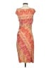 Vince Camuto Tie-dye Orange Cocktail Dress Size M - photo 2