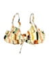 Freya Print Multi Color Yellow Swimsuit Top Size Med (32G) - photo 1
