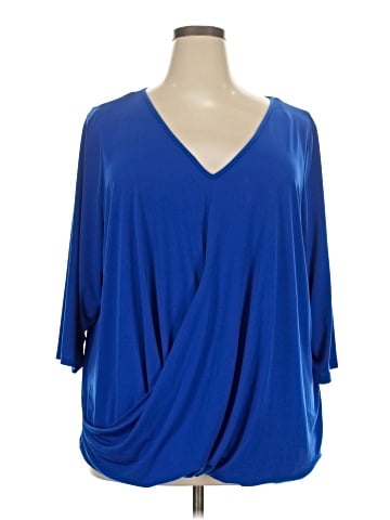 Boutique + 3/4 Sleeve Blouse (view 1)