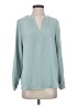 Adrianna Papell 100% Polyester Teal Long Sleeve Blouse Size S - photo 1