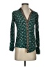 Maeve Green Long Sleeve Blouse Size 0 - photo 1