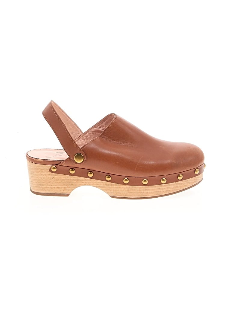 Pre-owned Jcrew Mule/clog In Brown