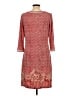 Max Studio Tweed Red Casual Dress Size L - photo 2