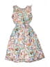 Lands' End Print White Dress Size 14 - photo 2