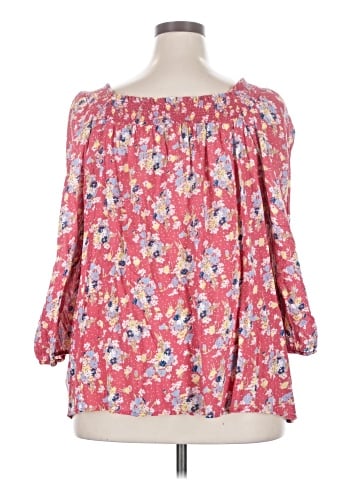 Chaps 3/4 Sleeve Blouse (view 2)