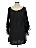Win Win Black 3/4 Sleeve Blouse Size L - photo 1
