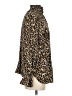 H&M Animal Print Brown Long Sleeve Blouse Size S - photo 4