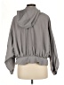 Gracia 100% Polyester Solid Gray Windbreaker Size M - photo 2