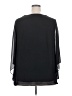 Alyx 100% Polyester Black 3/4 Sleeve Blouse Size 3X - photo 2