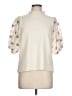 THML Ivory 3/4 Sleeve Blouse Size L - photo 1