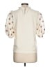 THML Ivory 3/4 Sleeve Blouse Size L - photo 2