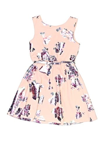 Pink & Violet Dress (view 2)