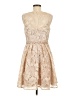 Decode 1.8 100% Polyester Tan Cocktail Dress Size 8 - photo 2