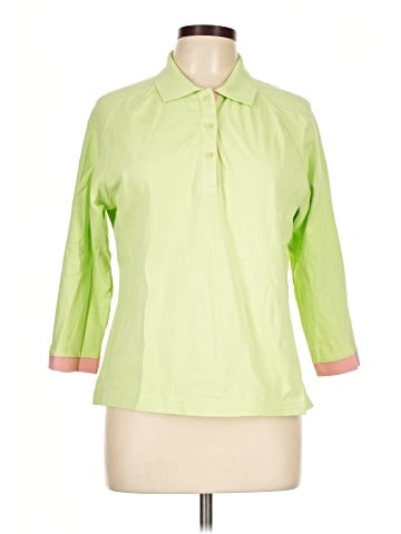 Sag Harbor 3/4 Sleeve Button-Down Shirt (view 1)